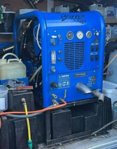 Truckmount carpet cleaning